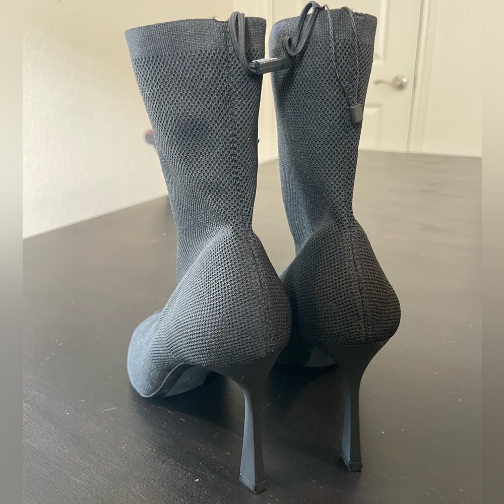 Zara Peep Toe Ankle Women's Ankle Booties Size EU 41/ US 10 - Picture 3 of 7